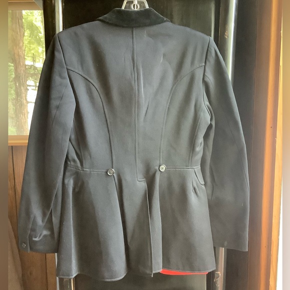 Harry Hall Riding Coat With Velvet Collar Black - Picture 2 of 5